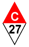 Catalina 27 sailboat — mainsail insignia